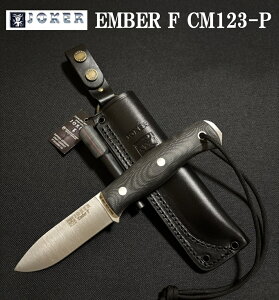 W[J[ CM123-P Go[ F }CJ^ ubVNtgiCt Joker EMBER FLAT BUSHCRAFT KNIFE MICARTA t@C[X`[t