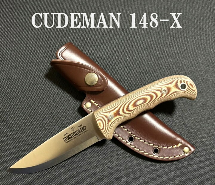 楽天市場】Cudeman クードマン 148-X Outdoor Knife ブラウン 