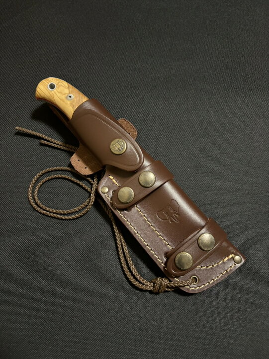 楽天市場】クードマン 158-L Cudeman ナイフ 革シース付 Outdoor Knife 