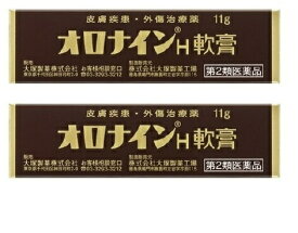 あす楽【第2類医薬品】オロナイン軟膏　H 11g×2　4987035566113-2★皮膚疾患・外傷治療薬 メール便送料無料