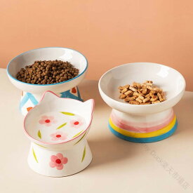 猫 犬 フードボウル 傾斜 陶器 水入れ 斜め 食器 食べやすい 高さ 水飲み セラミック ペット食器 おしゃれ ペット用 餌入れ エサ入れ えさ 台 ボウル お皿 ご飯皿 水分補給 ネコ 小型犬 可