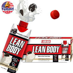 yő500~OFFN[|Lz[{fB veCVFCN NbL[N[ 500ml 12pbN Labrada Lean Body 17oz Cookies and Cream (12 tetra) veChN { e y񂹏