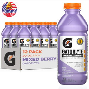 yő1040~OFFN[|LzQ[^Cg sbh nCh[V ~bNXx[ 591ml {g (12 pbN) Gatorlyte 20oz Mixed Berry (12pk) X|[chN Q[^[h { e 