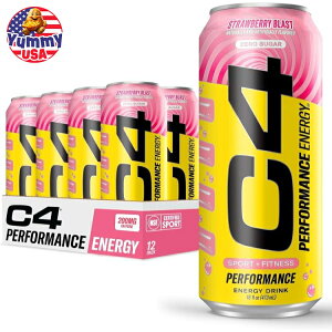 yő500~OFFN[|LzZRA C4 ptH[}X GiW[hN Y_v[NAEg X^[o[XgXgx[ 473ml 12pbN RTD: Cellucor C4 Carbonated: Starburst Strawberry (12/16oz) 