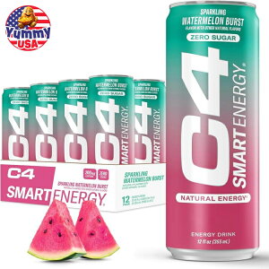 yő500~OFFN[|LzZRA C4 X}[gGiW[hN EH[^[o[Xg355ml 12{ RTD: Cellucor C4 Smart Energy: Watermelon (12/16oz) { e y񂹏iz