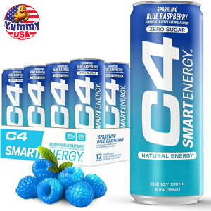 yő500~OFFN[|LzZRA C4 X}[gGiW[hN u[Yx[355ml 12{ RTD: Cellucor C4 Smart Energy: Blue Rasp (12/16oz) { e y񂹏iz