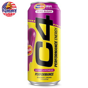 yő500~OFFN[|LzZRA C4 ptH[}X GiW[hN Y_v[NAEg |vVNO[v 473ml 12pbN RTD: Cellucor C4 Carbonated: Popsicle Grape (12/16oz) { 