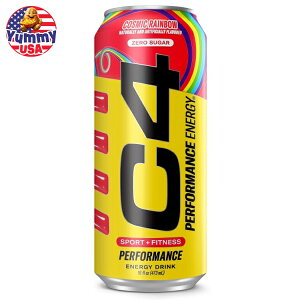 yő500~OFFN[|LzZRA C4 ptH[}X GiW[hN Y_v[NAEg RY~bNC{[ 473ml 12pbN RTD: Cellucor C4 Carbonated: Cosmic Rainbow (12/16oz) { 