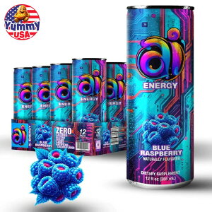 yő500~OFFN[|LzACGiW[u[Yx[ 355ml 12pbN AI Energy Blue Raspberry (12/12oz) { e y񂹏iz