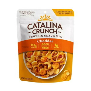 �J�^���i�N�����` �`�F�_�[�`�[�Y �v���e�C���X�i�b�N�~�b�N�X 149g Catalina Crunch Cheddar Protein Snack Mix 5.25 oz. �y�����񂹏��i�z