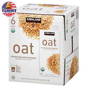 yő500~OFFN[|LzJ[Nh VOl`[ I[KjbN mfC[ I[g 946ml (32 oz) 6 { Kirkland Signature Organic Non-Dairy Oat Beverage 6-count { e y