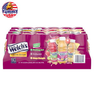yő500~OFFN[|LzEF` W[XhN gsJoGeBpbN 295ml 24{Welch's Juice Drink Tropical Variety Pack 10 fl oz 24-count { e y񂹏iz