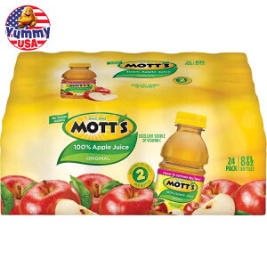 yő500~OFFN[|Lzbc 100% AbvW[X 236ml 24{ Mott's 100% Apple Juice 8 fl oz 24-Count {y񂹏iz