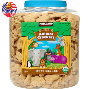 yő500~OFFN[|LzJ[NhVOl`[ I[KjbNAj}NbJ[ 4 |h Kirkland Signature Organic Animal Crackers, 4 lbs { e y񂹏iz