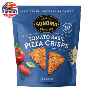 yő500~OFFN[|Lz\m} N[}[ g}g oW sU NXv 9.5 IX Sonoma Creamery Tomato Basil Pizza Crisps, 9.5 oz {y񂹏iz