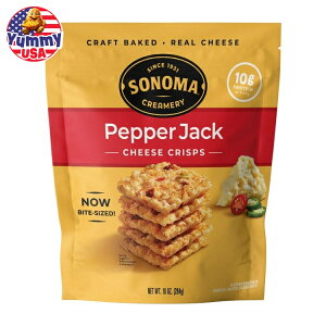 yő500~OFFN[|Lz\m} N[}[ ybp[WbN NXv 10 IX Sonoma Creamery Pepper Jack Crisps, 10 oz {y񂹏iz