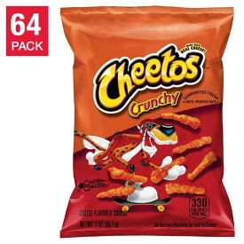 【当店過去最大級MAX1400円OFFクーポン】チートス クランチー オリジナル 2オンス 64個入り Cheetos Crunchy, Original, 2 oz, 64-count 日本未発売 大容量 アメリカ 輸入 海外 お菓子 スナック チーズ味 おやつ おつまみ 【お取り寄せ商品】