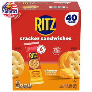 yő500~OFFN[|Lzbc NbJ[ThCb` `[Y 40 Ritz Cracker Sandwiches, Cheese, 40-count  tBO `XibN N[~[`[Y {y񂹏i