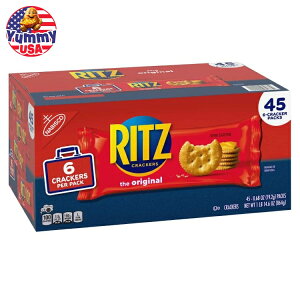 yő500~OFFN[|LzRITZ NbJ[ IWi 0.68 IX 45  RITZ Crackers, Original, 0.68 oz, 45-count { e y񂹏iz