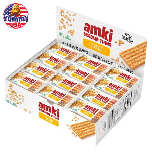 yő500~OFFN[|LzAmki ZT~ VY 1.25 IX 36  Amki Sesame Thins, 1.25 oz, 36-count { e y񂹏iz