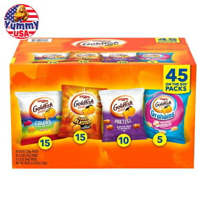 yő500~OFFN[|LzypbWt@[ S[htBbVXibN oGeBpbN 45 Pepperidge Farm Goldfish Snacks, Variety Pack, 45-count {y񂹏iz