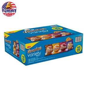 yő500~OFFN[|Lz΂̃NbL[ oGeBpbN 2.5IX 33 Grandma's Cookies, Variety Pack, 2.5 oz, 33-count {y񂹏iz