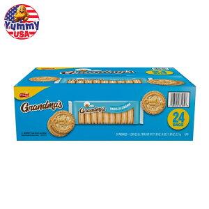 yő500~OFFN[|Lz΂̃ThCb`N[NbL[ oj 3.245IX 24 Grandma's Sandwich Creme Cookies, Vanilla, 3.245 oz, 24-Count {y񂹏iz