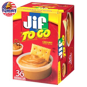 yő500~OFFN[|LzJif To Go s[ibco^[Jbv N[~[ 1.5IX 36 Jif To Go Peanut Butter Cups, Creamy, 1.5 oz, 36-count {y񂹏iz