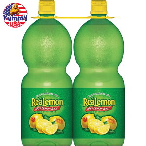 ���A�������� �������W���[�X 48�I���X 2�{���� ReaLemon, Lemon Juice, 48 oz, 2-Count ���{�������y�����񂹏��i�z