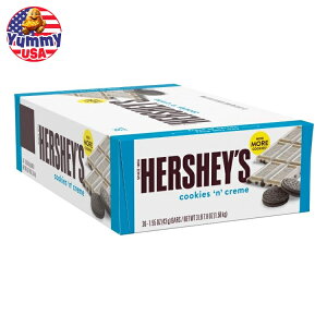 yő500~OFFN[|Lzn[V[Y NbL[N[ 1.55IX 36 Hershey's, Cookies N' Creme, 1.55 oz, 36-count `R o[ NbL[AhN[CO {y񂹏i