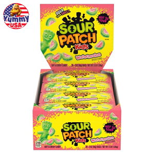 yő500~OFFN[|LzT[pb` \tg`[C[LfB XCJ 2IX 24 Sour Patch Soft & Chewy Candy, Watermelon, 2 oz, 24-count {y񂹏iz