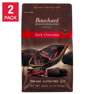 yő500~OFFN[|LzuV[ xM[i|^ v~A_[N`R[g 32IX 2pbN Bouchard Belgian Napolitains Premium Dark Chocolate 32 oz, 2-pack {y񂹏iz