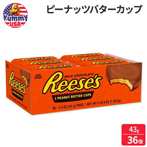 yő500~OFFN[|Lz[V[Y [ZX s[ibco^[Jbv ~N`R[g 43g 36 Reese's Peanut Butter Cups, Milk Chocolate, 1.5 oz, 36-count {y񂹏iz