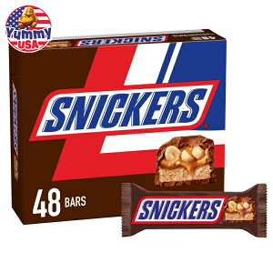 yő500~OFFN[|LzXjbJ[Y `R[g LfB o[ tTCY 1.86 IX 48  Snickers Chocolate Candy Bars, Full Size, 1.86 oz, 48-count  `Ro[ y {y
