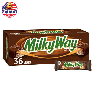 yő500~OFFN[|Lz~L[EFC tTCY `R[gLfB L 1.84 IX 36  Milky Way Full Size Chocolate Candy, Caramel, 1.84 oz, 36-count {y񂹏i