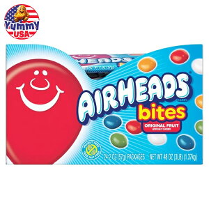 yő500~OFFN[|LzGAwbY oCc t[c 2 IX 24  AirHeads Bites, Fruit, 2 oz, 24-count {y񂹏iz