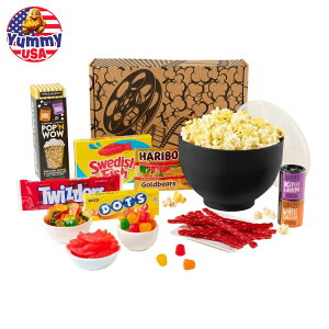 yő500~OFFN[|Lzf}\O|bvR[MtgZbg Movie Marathon Gourmet Popcorn Gift Set {y񂹏iz