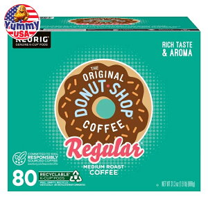 yő500~OFFN[|LzIWih[icVbvR[q[KJbv|bhA80 The Original Donut Shop Coffee K-Cup Pod, 80-count {y񂹏iz
