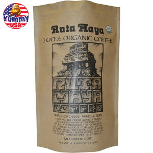 yő500~OFFN[|Lz^ } I[KjbN ~fBA [Xg z[r[ R[q[ 5 |h Ruta Maya Organic Medium Roast Whole Bean Coffee 5 lb {y񂹏iz