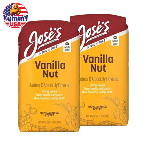 yő500~OFFN[|LzJosefs ojibcz[r[R[q[ 3 |hA2 pbN Josefs Vanilla Nut Whole Bean Coffee 3 lb, 2-pack {y񂹏iz