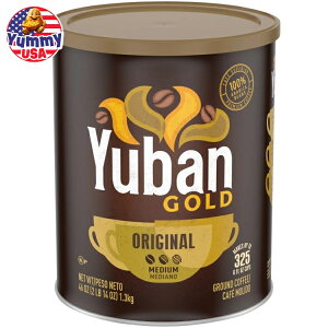 【最大500円OFFクーポン有】ユーバンゴールドコーヒー オリジナル ミディアムロースト 46オンス Yuban Gold Coffee, Original, Medium Roast, 46 oz 日本未発売【お取り寄せ商品】