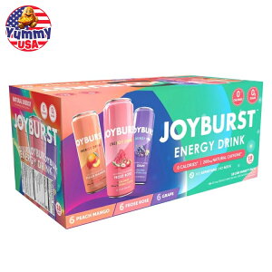 WCo[Xg GiW[hN oGeB 355ml 18  Joyburst Energy Drink, Variety, 12 fl oz, 18-count {y񂹏iz