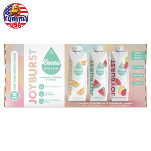 �W���C�o�[�X�g �n�C�h���[�V���� �h�����N �o���G�e�B�p�b�N 16.9 �I���X 18 ���� Joyburst Hydration Drink, Variety Pack, 16.9 oz, 18-count ���{�������y�����񂹏��i�z