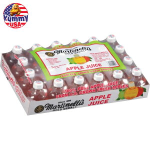 yő500~OFFN[|LzMartinelli's S[h_ 100% sAAbvW[X 10 tʃIX 24 { Martinelli's, Gold Medal 100% Pure Apple Juice, 10 fl oz, 24-Count {y񂹏iz