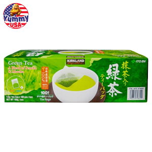 yő500~OFFN[|LzJ[NhVOl`[ ΒeB[obO 1.5g 100 Kirkland Signature Green Tea Bags, 1.5 g, 100-count {y񂹏iz