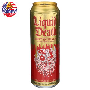 [12�Z�b�g]���L�b�h�f�X �e�B�[�A�C�X���X�g�C���s�[�`- 19.2 floz Liquid Death Tea Iced Rest In Peach 19.2FO �y�����񂹏��i�z