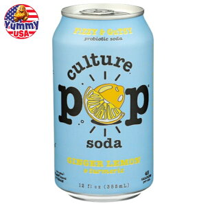 [12Zbg]J`[|bv\[_ WW[ ^[bNCulture Pop Soda Prebiotic Ginger Lmn 12FO y񂹏iz