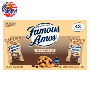 �t�F�C�}�X �G�C���X �N�b�L�[ �`���R���[�g�`�b�v 42 ���� Famous Amos Cookies, Chocolate Chip, 2 oz, 42-count ���{������ ��e�� �y�����񂹏��i�z