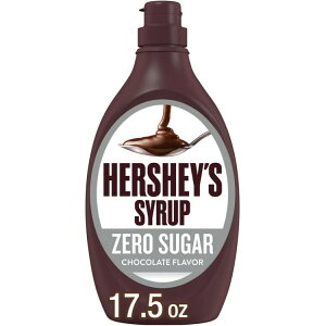 【最大500円OFFクーポン有】ハーシーズ ゼロシュガー チョコレートシロップ ボトル 496g Hershey's Zero Sugar Chocolate Syrup, Bottle 17.5 oz 【お取り寄せ商品】【合わせて買いたい】