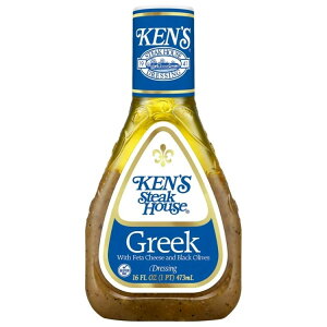 �P���Y�X�e�[�L�n�E�X �M���V���� �T���_�h���b�V���O 473ml Ken's Steak House Greek Salad Dressing 16 fl oz �y�����񂹏��i�z